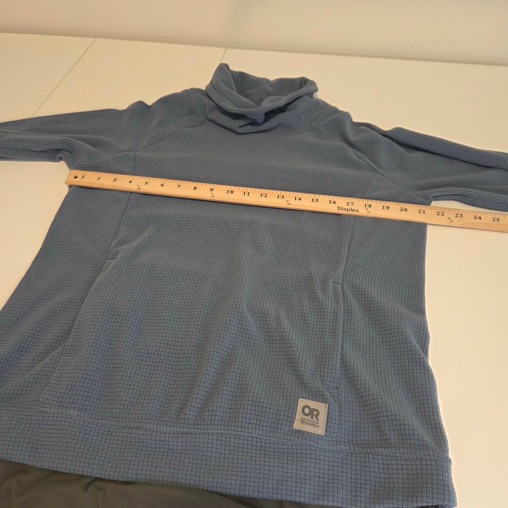 Outdoor Research Womens Trail Mix Cowl Neck Pullover Thumbholes Waffle Large - Picture 12 of 13